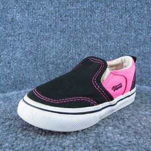 Nike Girls Slip-On Shoes Black Fabric Slip On Size T 7‎ Medium